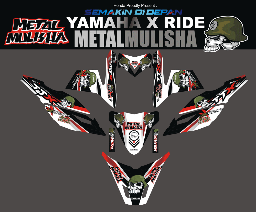 SMG58 YAMAHA TTX - METAL MULISHA SolusiPrint